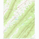 United States Geological Survey Fannettsburg, PA (1966, 24000-Scale) digital map