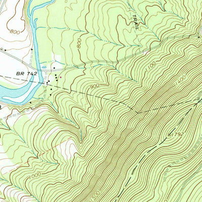 United States Geological Survey Fannettsburg, PA (1966, 24000-Scale) digital map