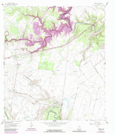 United States Geological Survey Fannin, TX (1962, 24000-Scale) digital map