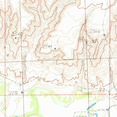 United States Geological Survey Fanny Hill, MT (1984, 24000-Scale) digital map