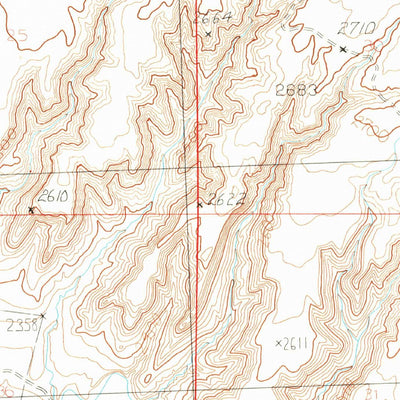 United States Geological Survey Fanny Hill, MT (1984, 24000-Scale) digital map