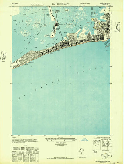 United States Geological Survey Far Rockaway, NY (1947, 24000-Scale) digital map
