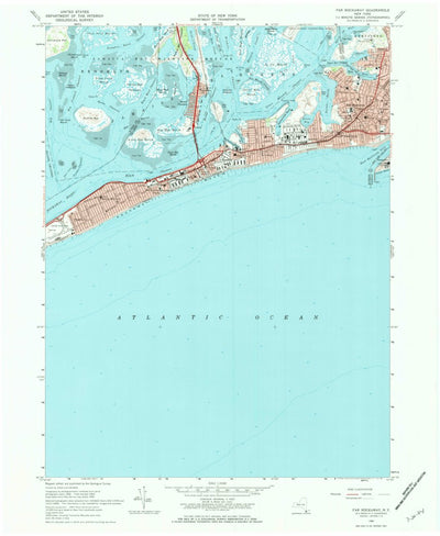 United States Geological Survey Far Rockaway, NY (1969, 24000-Scale) digital map
