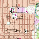 United States Geological Survey Fargo North, ND-MN (1959, 24000-Scale) digital map