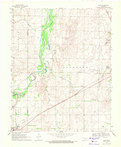 United States Geological Survey Fargo, OK (1969, 24000-Scale) digital map