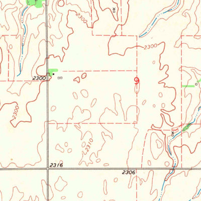 United States Geological Survey Fargo SE, OK (1969, 24000-Scale) digital map