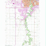 United States Geological Survey Fargo South, ND-MN (1959, 24000-Scale) digital map