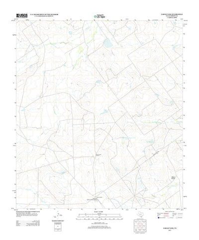 United States Geological Survey Farias Tank, TX (2013, 24000-Scale) digital map