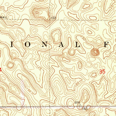 United States Geological Survey Farles Lake, FL (1972, 24000-Scale) digital map