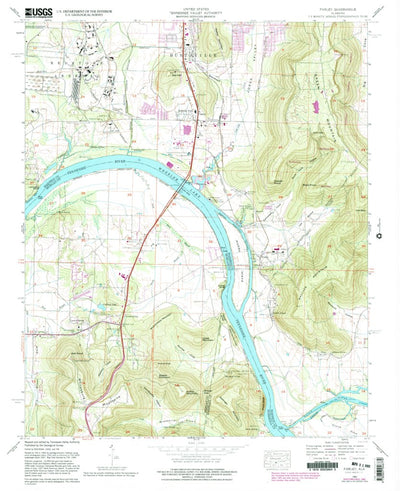 United States Geological Survey Farley, AL (1964, 24000-Scale) digital map