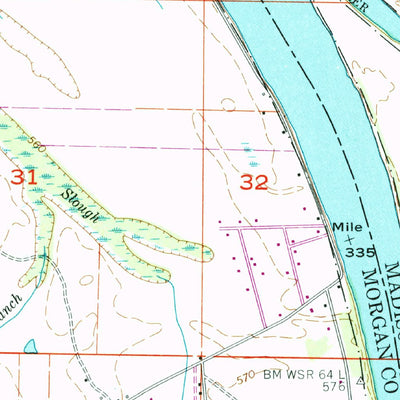 United States Geological Survey Farley, AL (1964, 24000-Scale) digital map