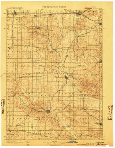 United States Geological Survey Farley, IA (1900, 125000-Scale) digital map