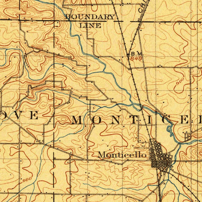 United States Geological Survey Farley, IA (1900, 125000-Scale) digital map