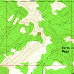 United States Geological Survey Farm Creek Peak, UT (1962, 24000-Scale) digital map