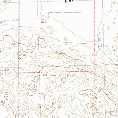 United States Geological Survey Farm Flat, NE (1985, 24000-Scale) digital map