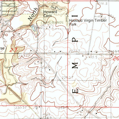 United States Geological Survey Farmer City North, IL (1983, 24000-Scale) digital map