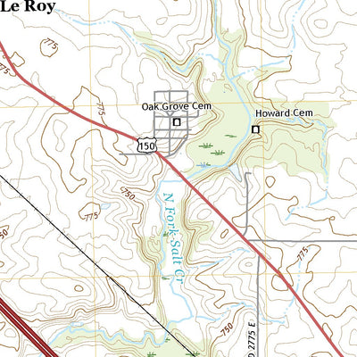 United States Geological Survey Farmer City North, IL (2021, 24000-Scale) digital map