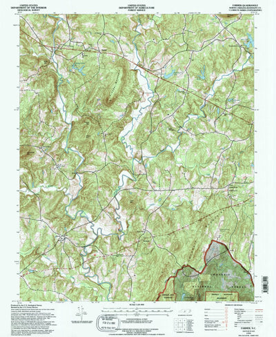 United States Geological Survey Farmer, NC (1994, 24000-Scale) digital map