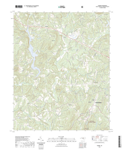 United States Geological Survey Farmer, NC (2022, 24000-Scale) digital map