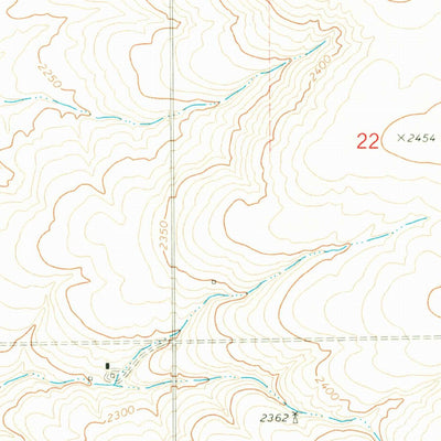 United States Geological Survey Farmer, WA (1968, 24000-Scale) digital map