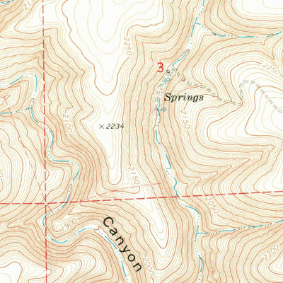 United States Geological Survey Farmer, WA (1968, 24000-Scale) digital map