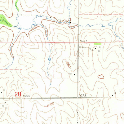 United States Geological Survey Farmersburg, IA (1965, 24000-Scale) digital map