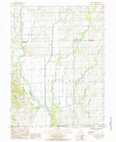 United States Geological Survey Farmersville, MO (1984, 24000-Scale) digital map