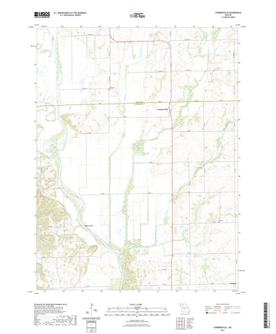 United States Geological Survey Farmersville, MO (2021, 24000-Scale) digital map
