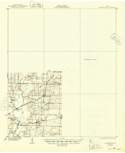 United States Geological Survey Farmersville, TX (1930, 62500-Scale) digital map