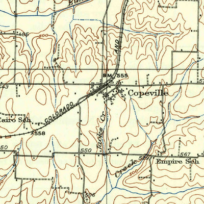 United States Geological Survey Farmersville, TX (1930, 62500-Scale) digital map