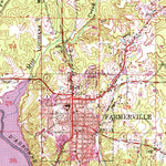 United States Geological Survey Farmerville, LA (1952, 62500-Scale) digital map