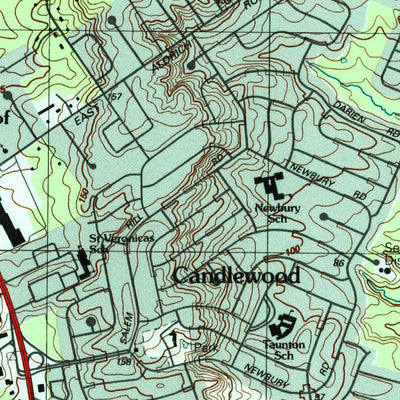 United States Geological Survey Farmingdale, NJ (1995, 24000-Scale) digital map
