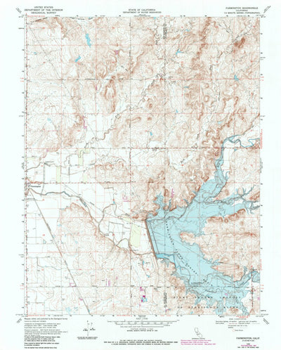 United States Geological Survey Farmington, CA (1968, 24000-Scale) digital map