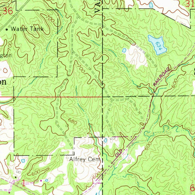 United States Geological Survey Farmington, IA (1968, 24000-Scale) digital map