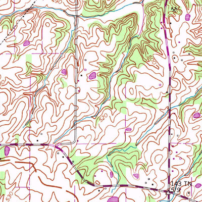 United States Geological Survey Farmington, KY (1951, 24000-Scale) digital map