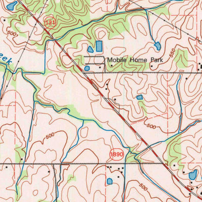 United States Geological Survey Farmington, KY (1993, 24000-Scale) digital map