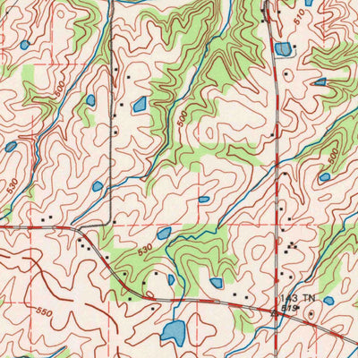United States Geological Survey Farmington, KY (1993, 24000-Scale) digital map