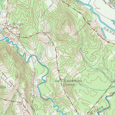 United States Geological Survey Farmington, ME (1956, 62500-Scale) digital map