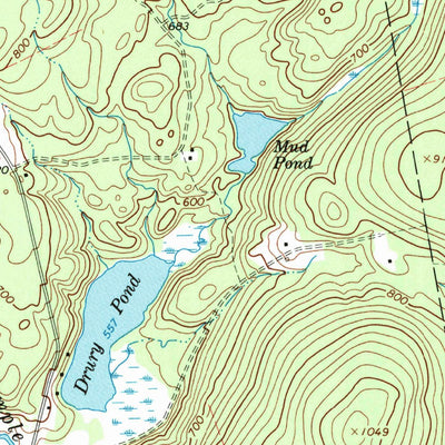 United States Geological Survey Farmington, ME (1968, 24000-Scale) digital map