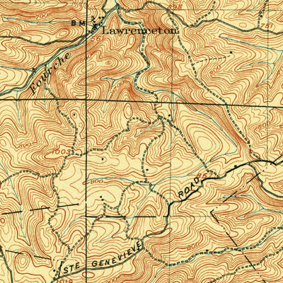 United States Geological Survey Farmington, MO (1906, 62500-Scale) digital map