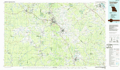 United States Geological Survey Farmington, MO-IL (1986, 100000-Scale) digital map