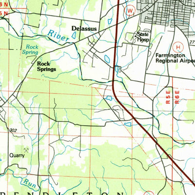 United States Geological Survey Farmington, MO-IL (1986, 100000-Scale) digital map