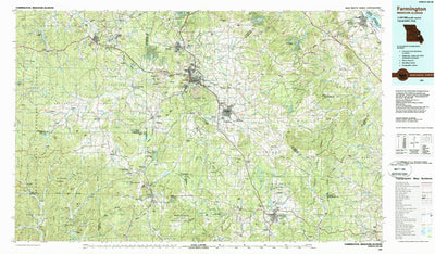 United States Geological Survey Farmington, MO-IL (1987, 100000-Scale) digital map
