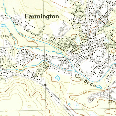 United States Geological Survey Farmington, NH (1987, 24000-Scale) digital map