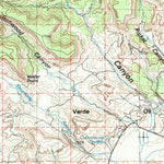 United States Geological Survey Farmington, NM-CO (1980, 100000-Scale) digital map