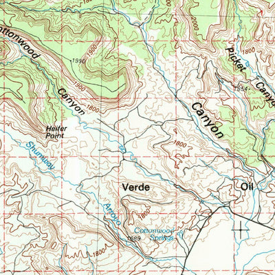 United States Geological Survey Farmington, NM-CO (1980, 100000-Scale) digital map
