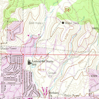 United States Geological Survey Farmington North, NM (1963, 24000-Scale) digital map