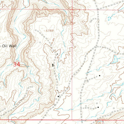 United States Geological Survey Farmington South, NM (1965, 24000-Scale) digital map