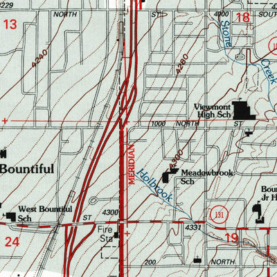 United States Geological Survey Farmington, UT (1998, 24000-Scale) digital map