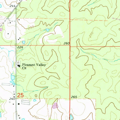 United States Geological Survey Farmville, AR (1973, 24000-Scale) digital map